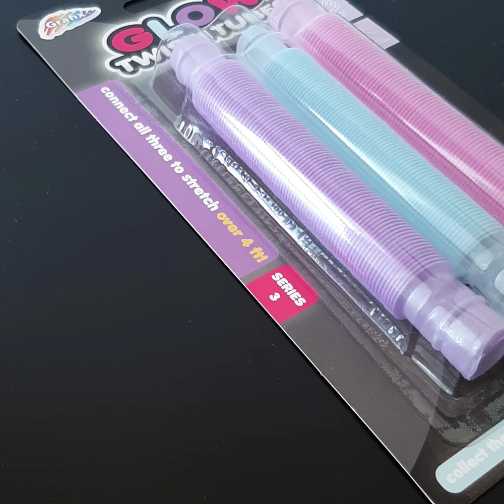 Twisti Tubes Pop Tube Sensory Fidget Toy Grafix 3-count - Picture 4 of 6